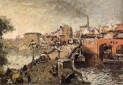 Ludwig von Hofmann View aufdie Jannowitzbrucke oil painting